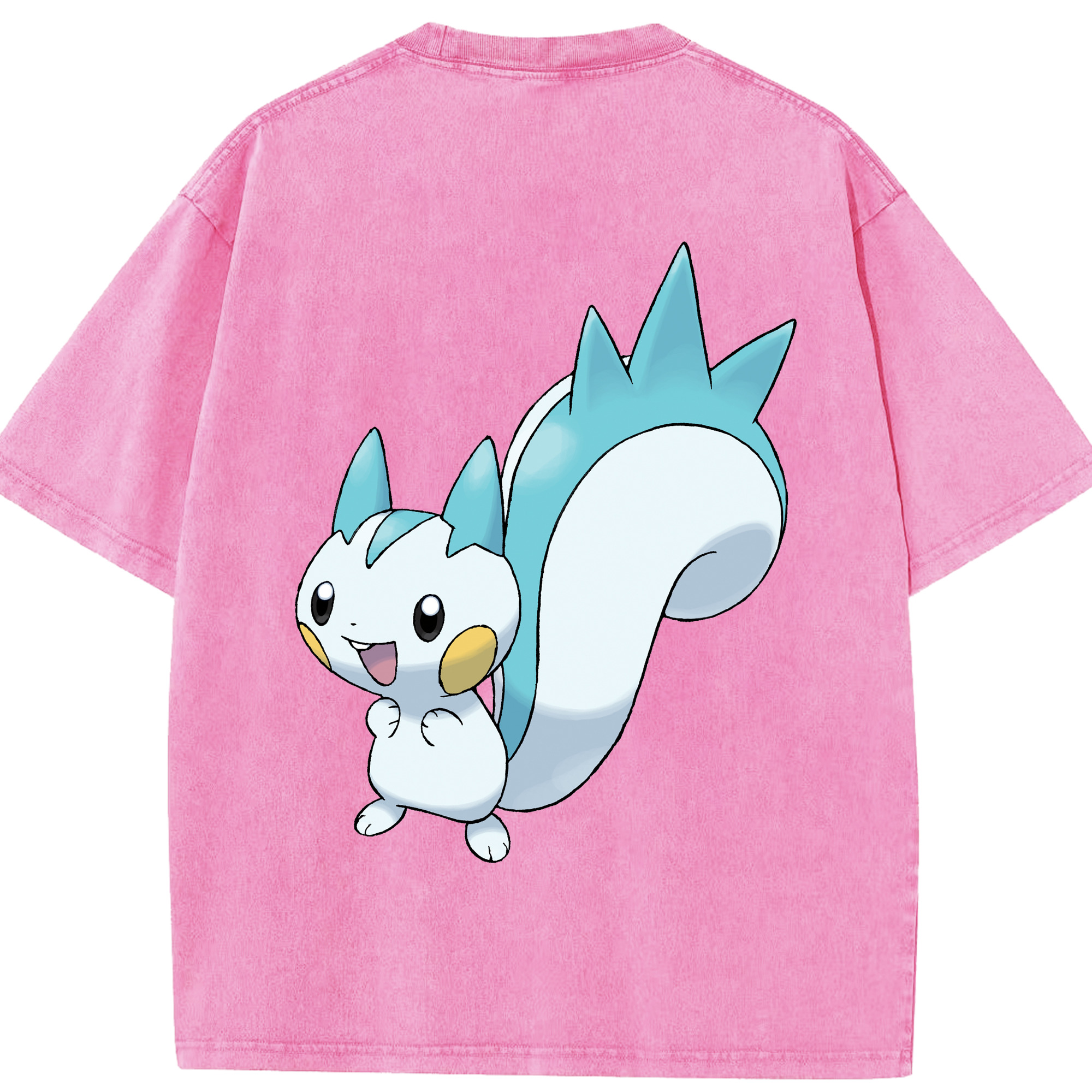 （画像用） ポケットモンスター Pokémon 綿100% ヴィンテージ風 半袖Tシャツ（背面プリント）